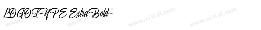 LOGOTYPE ExtraBold字体转换